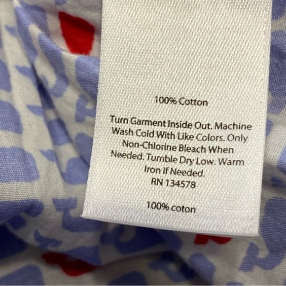 Vineyard Vines Girl's Whale Print Tunic/Beach Coverup Size‎ L 14 - Picture 7 of 7